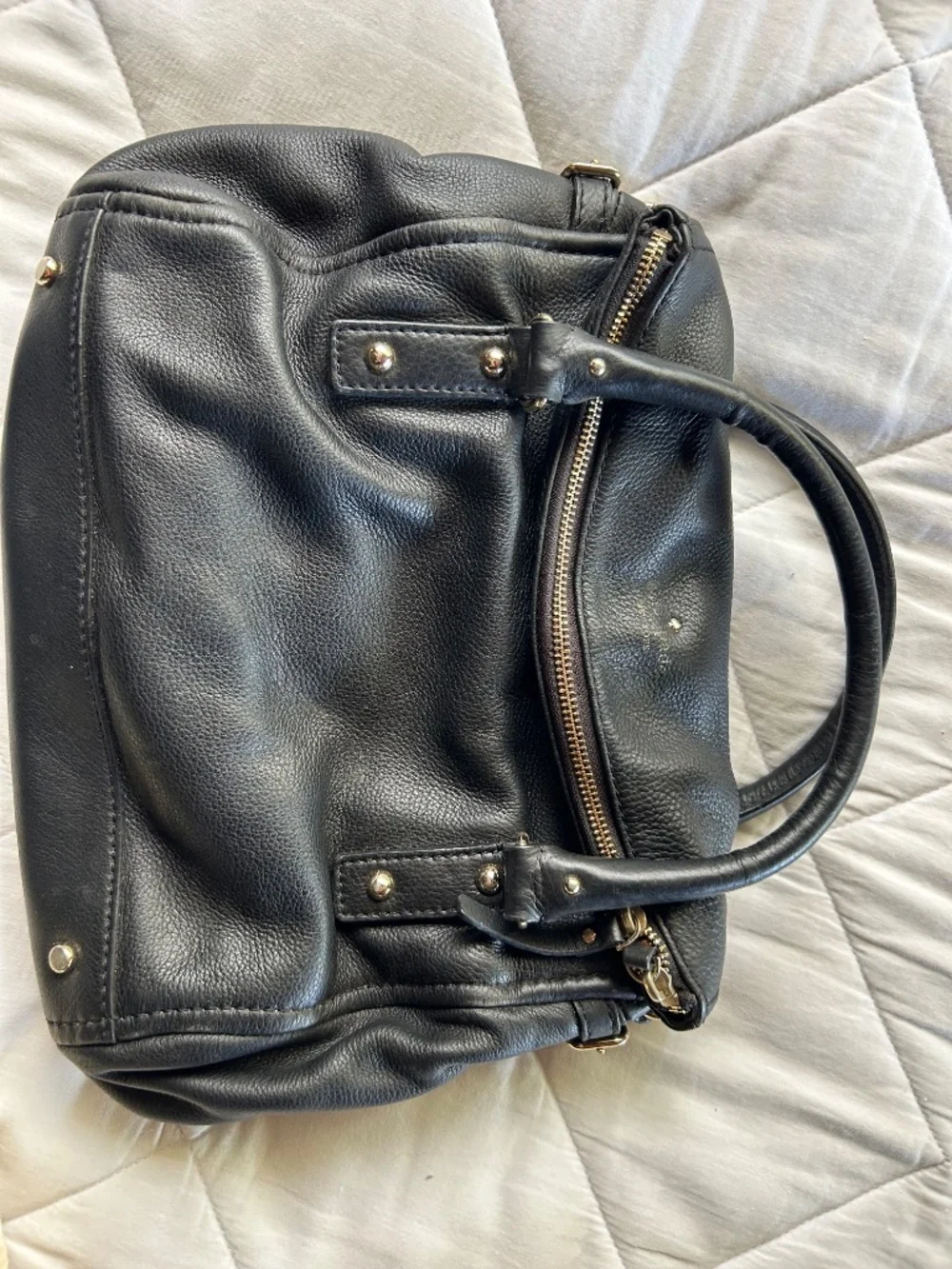 Kate Spade Leather Cobble Hill Leslie Satchel